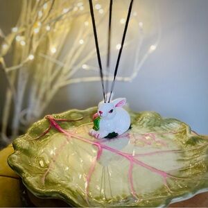 Upcycled Incense Burner | Bunny Patch | Rabbit Incense Holder | Easter Spring
